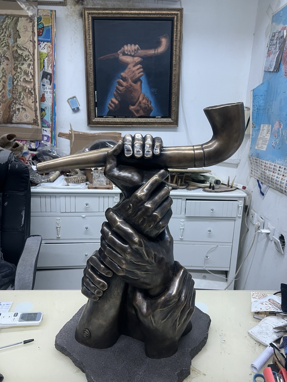 Bronze Sculpture Side View